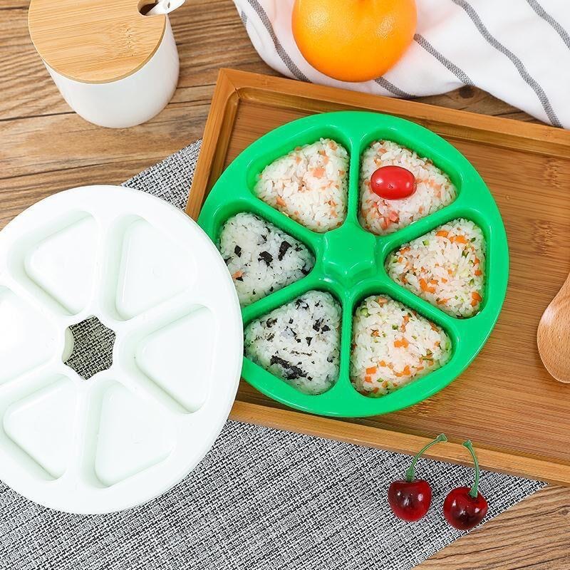 Onigiri Moule Triangle, 2 Pièces Moules à Boules de Riz, Triangle Sushi  Moule pour Bento ou Repas Japonais en Boîte Bento Enfants (Beige) 
